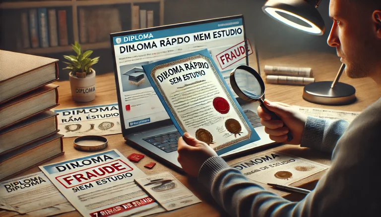 É justamente explorando essa ansiedade e a necessidade de urgência que criminosos aplicam o chamado "Golpe do Diploma Rápido".